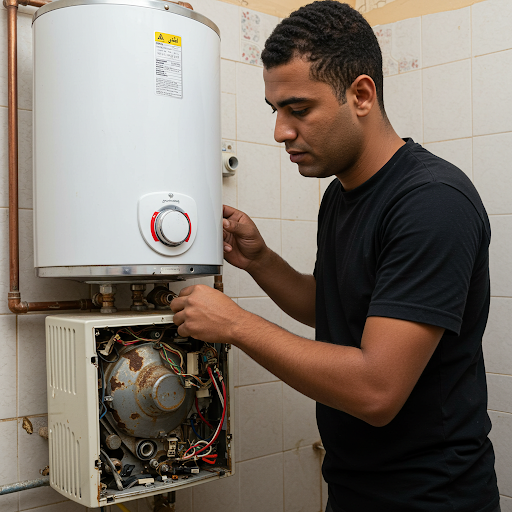 صيانة سخان البا